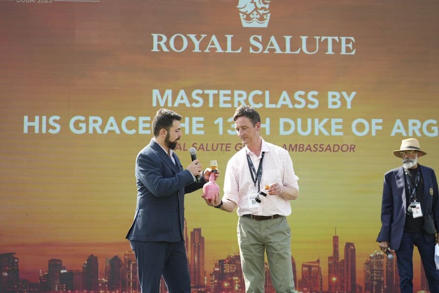 The Royal Salute masterclass hosted by the 12th Duke of Argyll