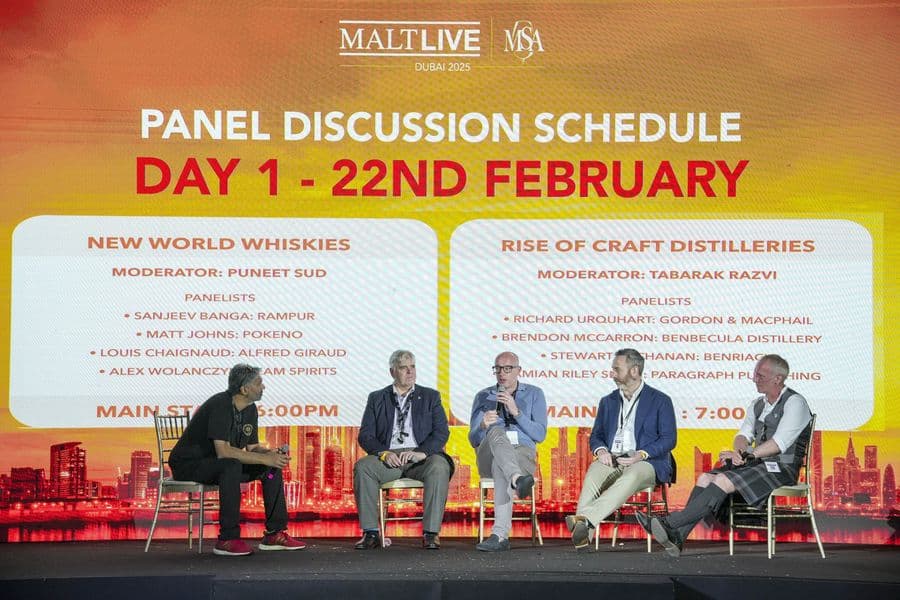 The panel discussion schedule board for day one
